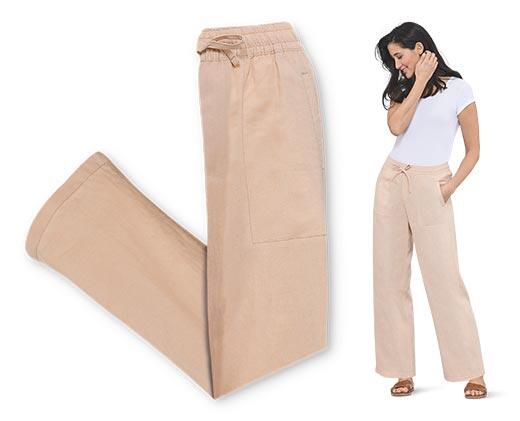 Serra Ladies Linen Pants