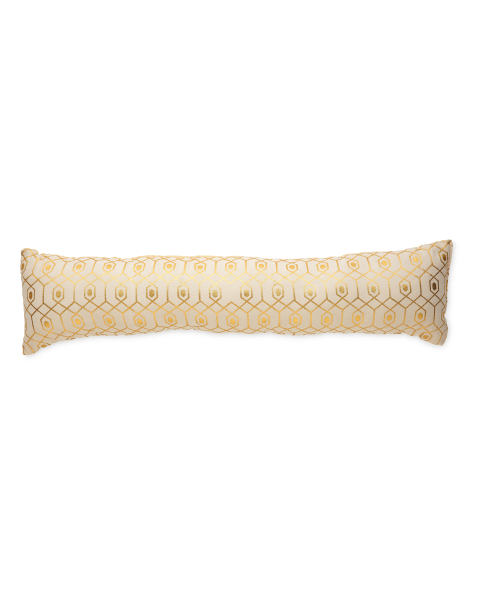 Criss Cross Foil Draught Excluder