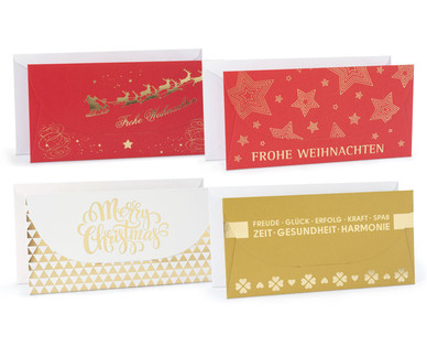 Wert-/Gutschein-Geschenkhüllen, 2-teilig
