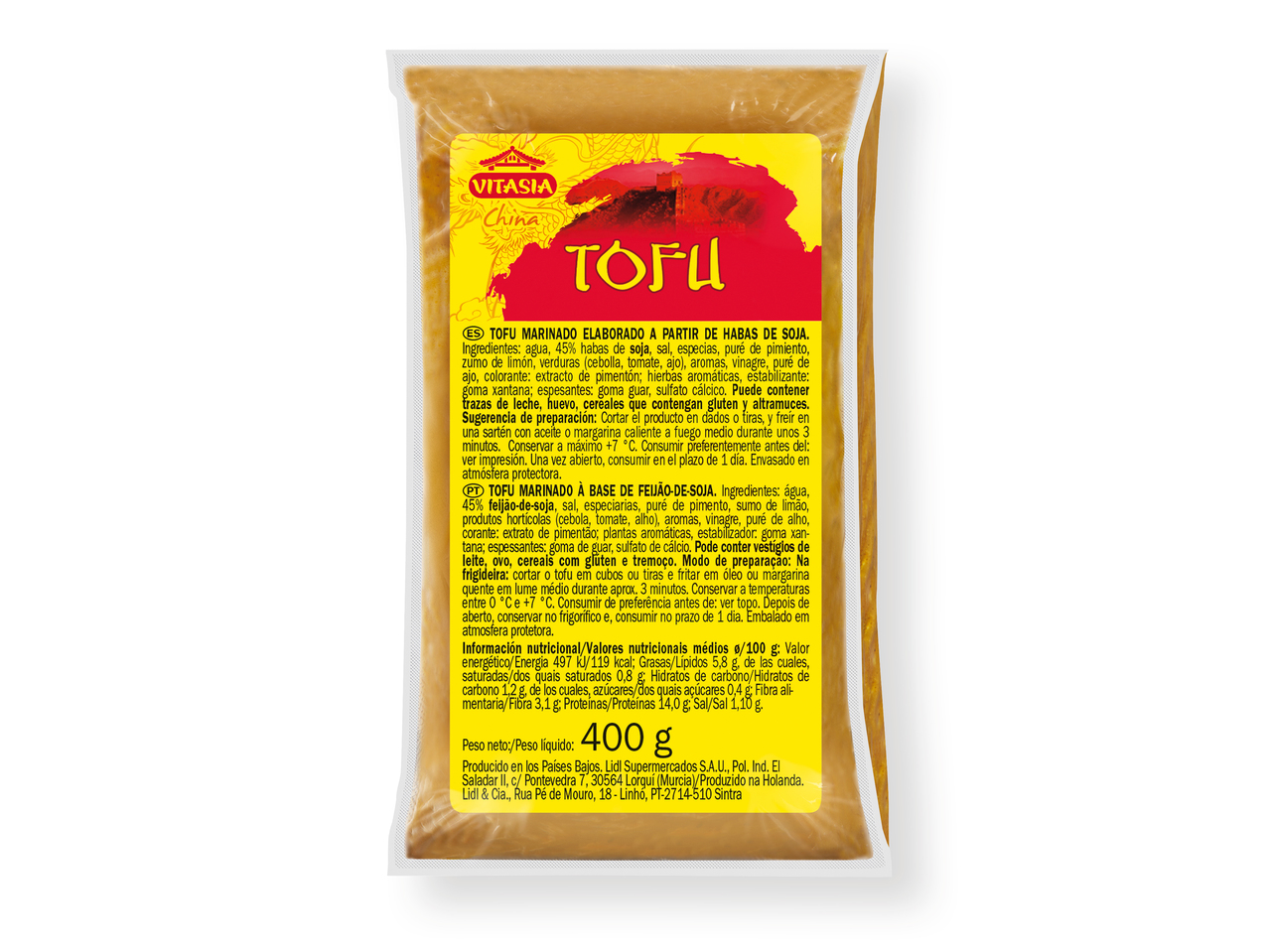 "Vitasia" Tofu asiático marinado