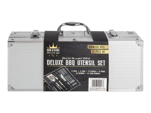 Deluxe BBQ Utensils - 12 Piece Set