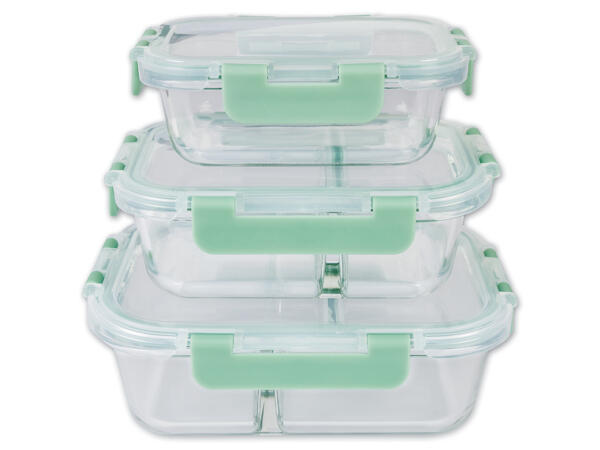 Glas Frischhaltedosen, 3er-Set