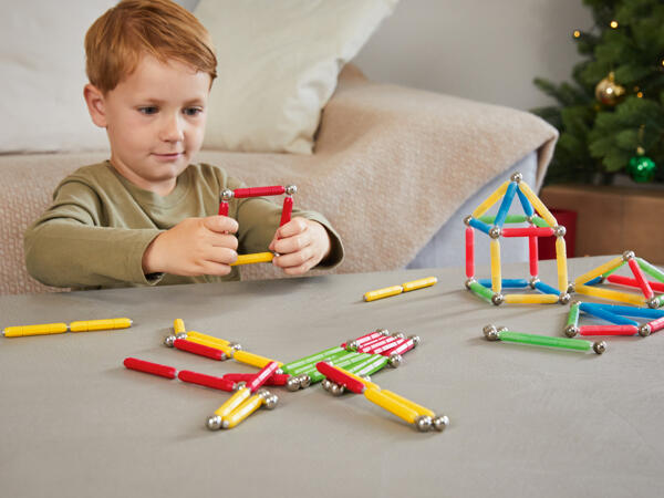 Multicoloured Magnetic Building Set