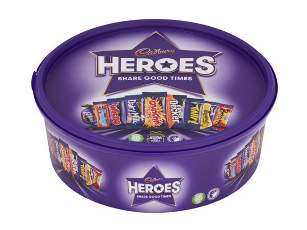 Cadbury Heroes Tub - Lidl - Great Britain - Specials archive