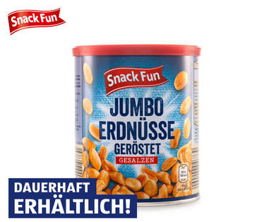 SNACK FUN Jumbo Erdnüsse