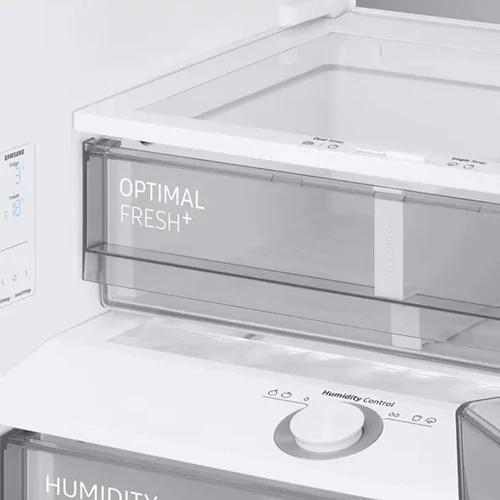 SAMSUNG Réfrigérateur-congélateur BESPOKE, WiFi, 387 litre, RB38C7B6B41/WS, Clean Navy