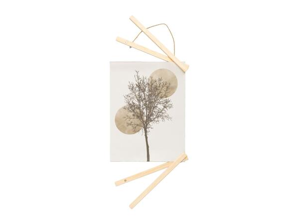 Livarno Home Magnetic Wooden Frame With Tree Design on Poster
