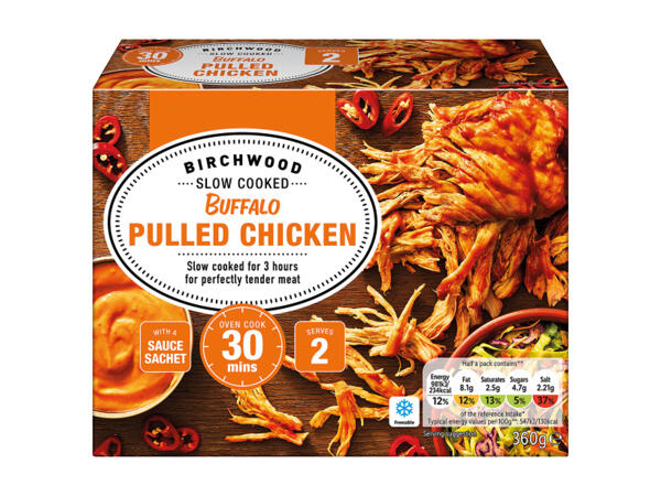 Birchwood Pulled Chicken with Buffalo Sauce