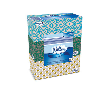 Willow 3-Pack Facial Tissue