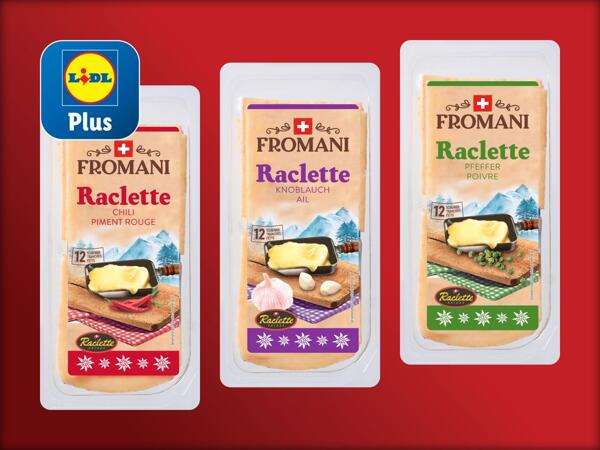 Raclette Scheiben aromatisiert