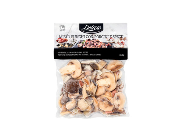Mushroom Selection with Porcini Mushrooms and Speck