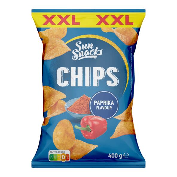 SUN SNACKS(R) 				Chips au paprika XXL