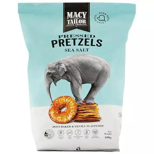 Pressed Pretzels Sea Salt 180g
