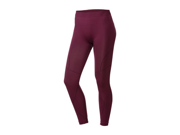 Crivit Adults' Seamless Thermal Long Johns