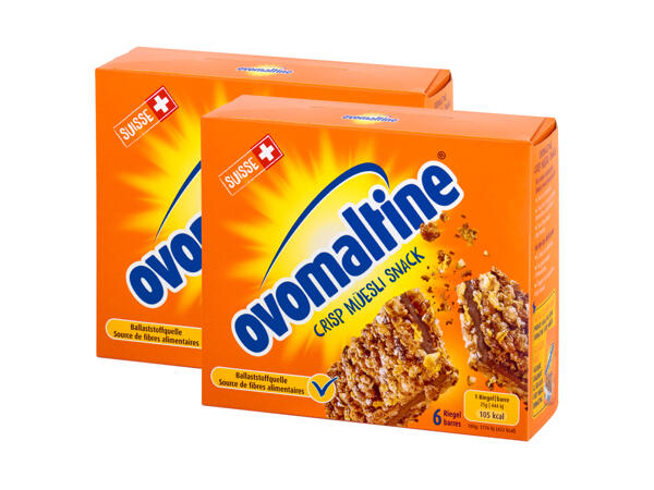 Barre snack muesli Ovomaltine