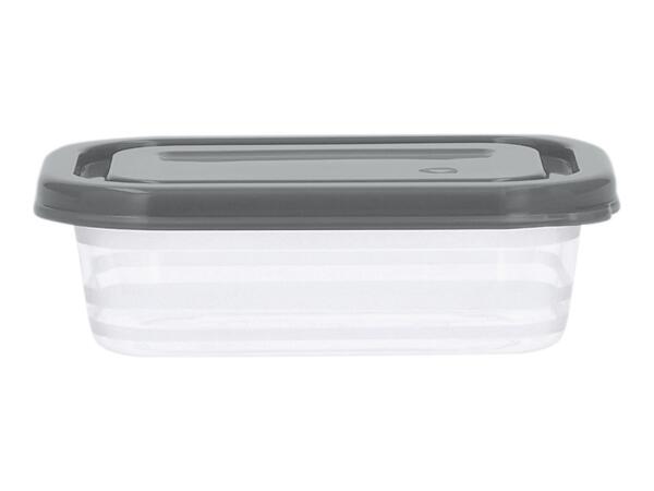 Grey Food Storage Container Set - 17 Pieces