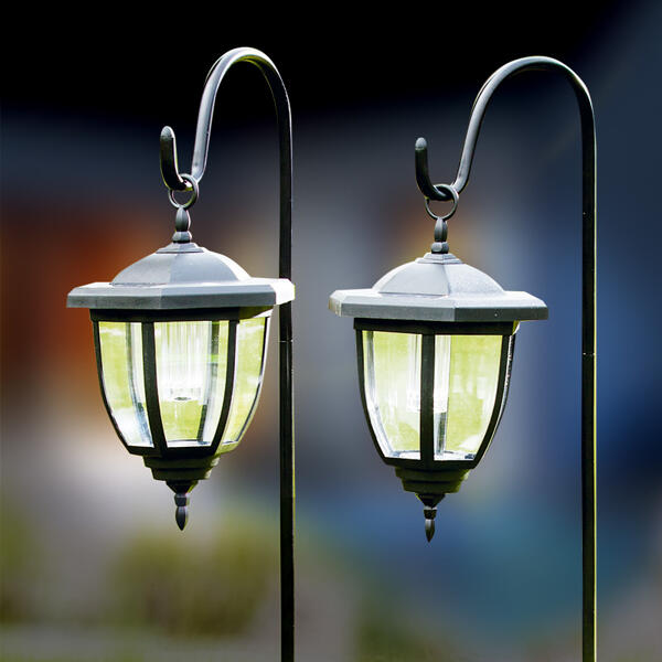 LED-Solar-Laterne 2er-Set