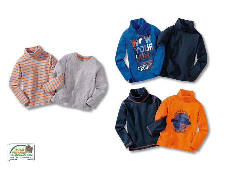 Rollkragenshirts, 2er