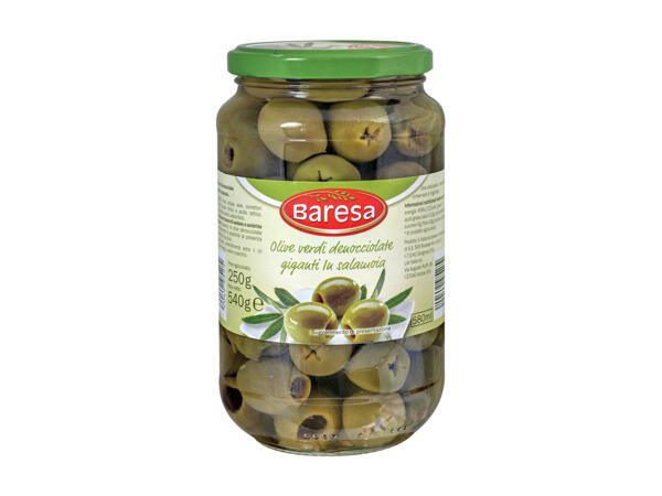 Giant Pitted Green Olives