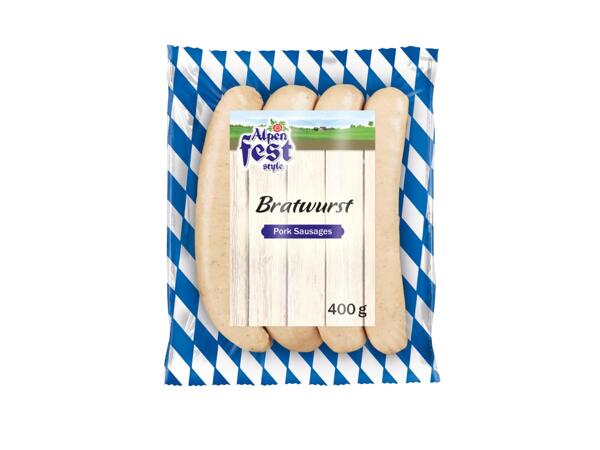 Bratwurst Pork Sausages
