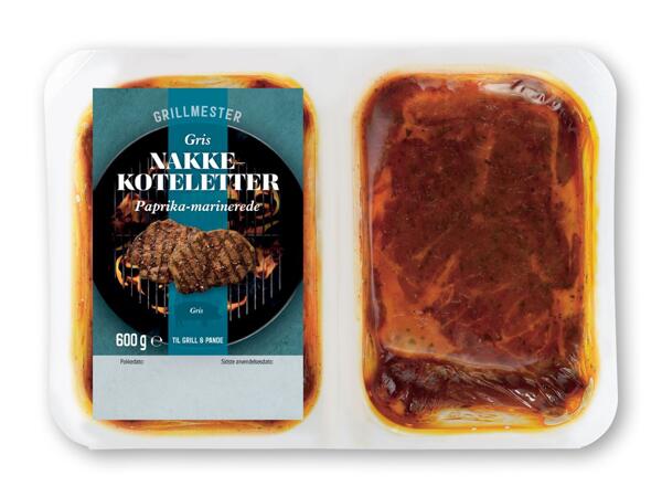 GRILLMESTER Marinerede nakkekoteletter
