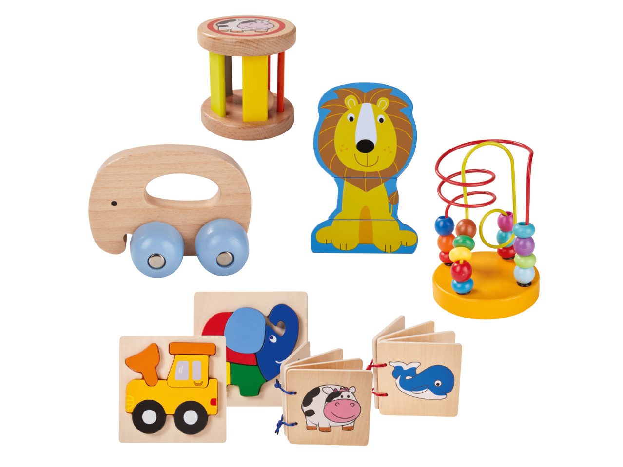 Kids' Wooden Toys Assortment