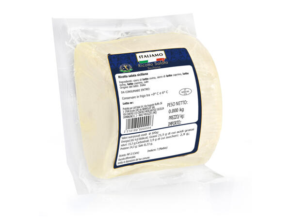 Salted Sicilian Ricotta