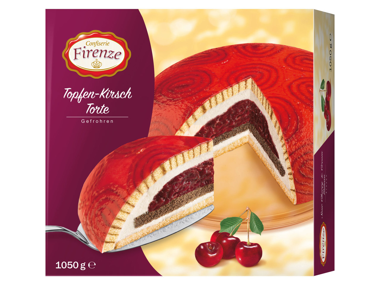 CONFISERIE FIRENZE Topfen-Kirsch-Torte