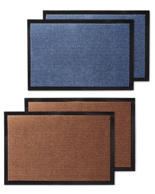 Brown Pattern Twin Pack Utility Mats