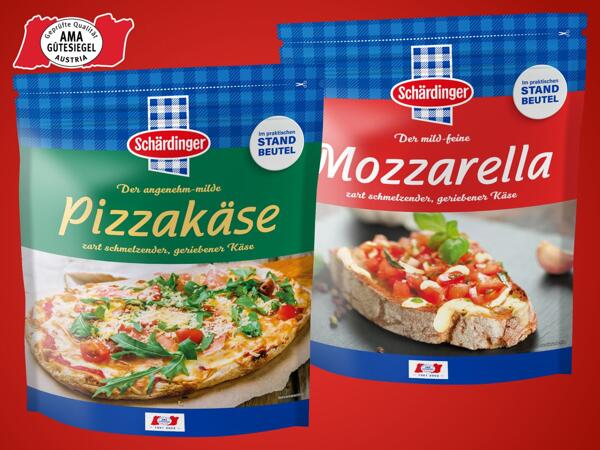 Pizzakäse oder Mozzarella gerieben48%