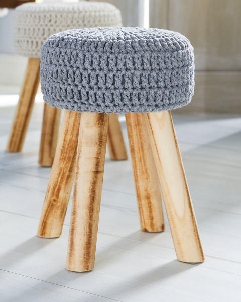Crochet Top Stool