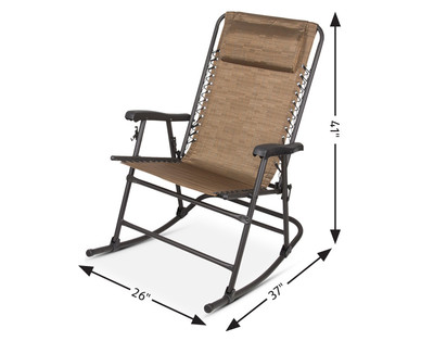 Gardenline Folding Rocking Chair