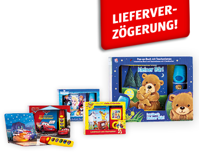 DISNEY CARS/FROZEN "Buch & Sound"-Spieleset
