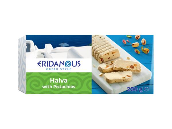 Halva with pistachios