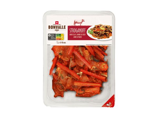 Poêlée Stroganoff au bœuf