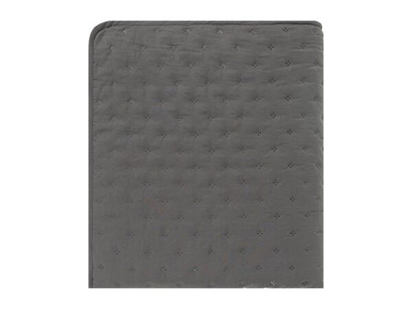 Livarno Home Dark Grey Bedspread