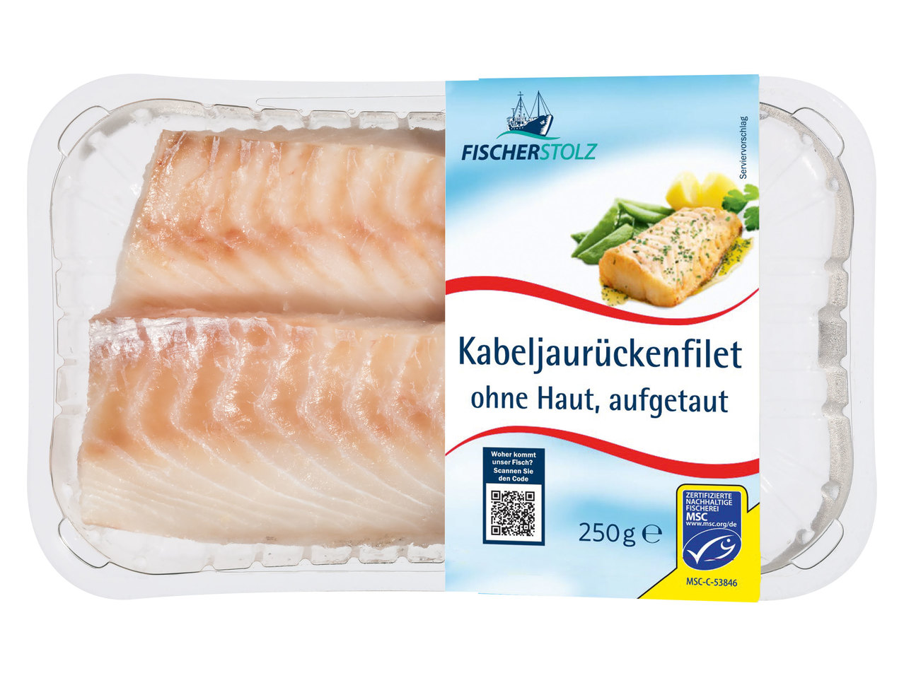 FISCHERSTOLZ Kabeljau Rückenfilet