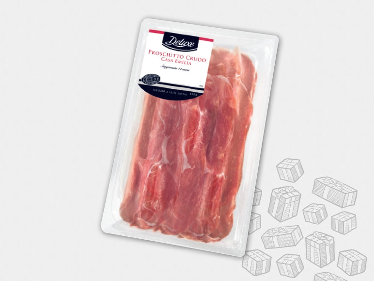 Jambon cru italien en tranches