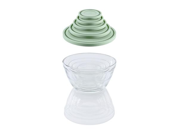 Livarno Home Glass Bowl Set - 5 Pack