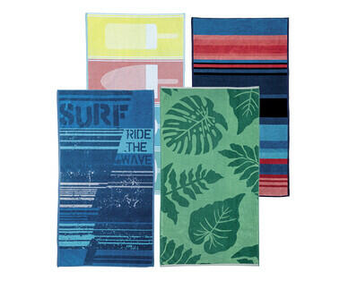 LINGE DE PLAGE EN VELOURS