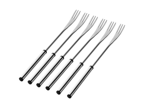 Fourchettes à fondue au fromage, lot de 6