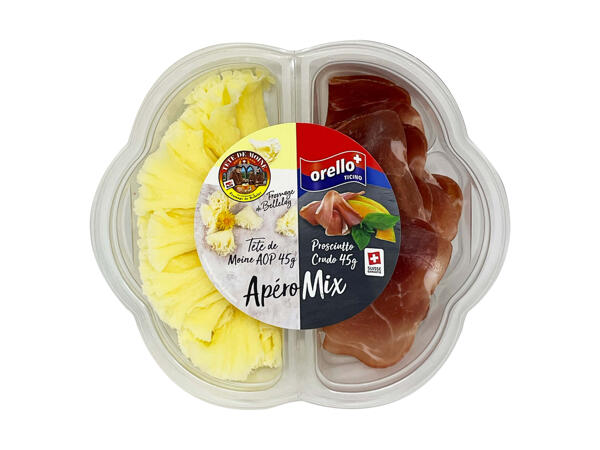 Piatto aperitivo con Tête de Moine