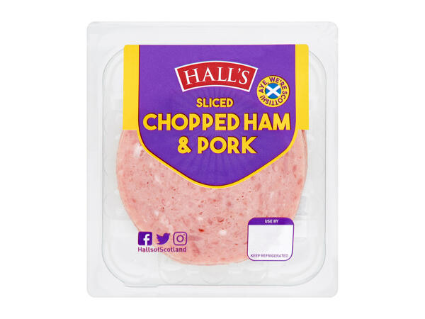 Hall's Sliced Chopped Ham & Pork