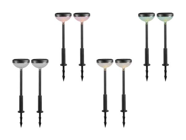 LED-Solarleuchten, 2er