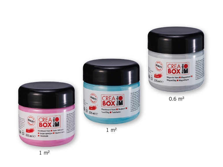 Marabu CreaBox Magnetic Paint/Chalkboard Paint 225ml