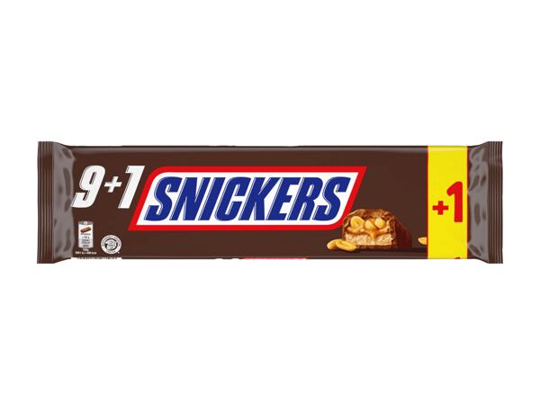 Snickers 9+1 gratuit