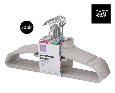 Flocked Coat Hangers 20pk