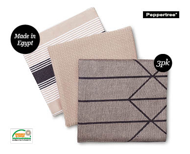 Egyptian Cotton Tea Towel 3 Pack