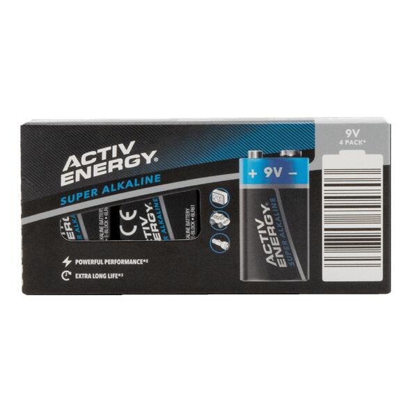 ACTIV ENERGY(R) 				Alkalibatterien, 4 St.
