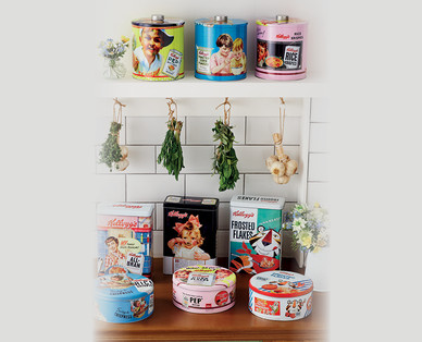 Vintage Kellogg's Food Tins